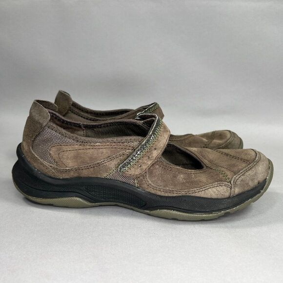 Clarks Privo Women's Size 6.5 Brown Suede Leather Mary Jane‎ Shoes - Picture 1 of 11